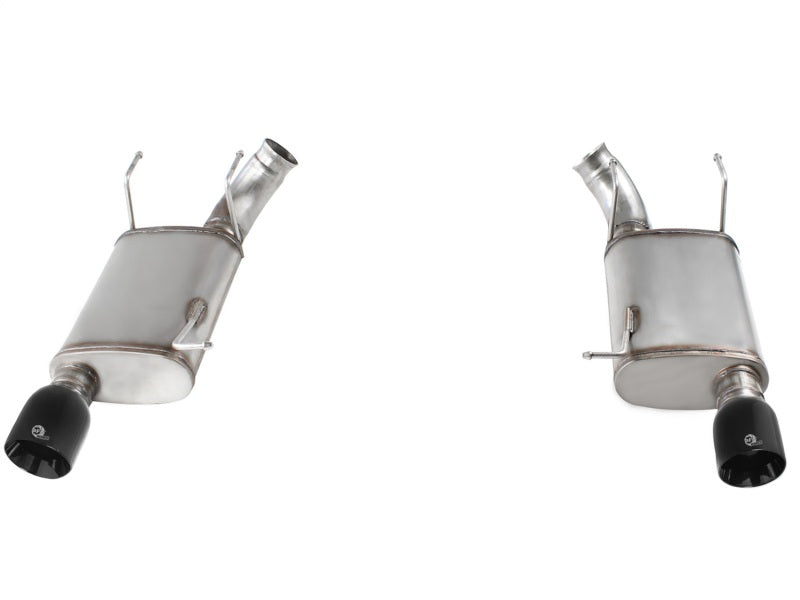 Load image into Gallery viewer, aFe MACHForce XP Exhaust 11-14 Ford Mustang GT V8-5.0L 3in. Stainless Steel Axle-Back w/Black Tips
