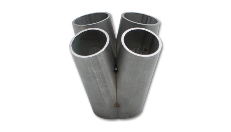 Load image into Gallery viewer, Vibrant 4 into 1 SS Turbo Mani Collector for All T4 in Flange 48mm Pipe OD 4.75in tall 78mmx64mm out
