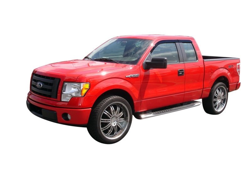 Load image into Gallery viewer, AVS 04-14 Ford F-150 Supercab Ventvisor Low Profile Deflectors 4pc - Smoke
