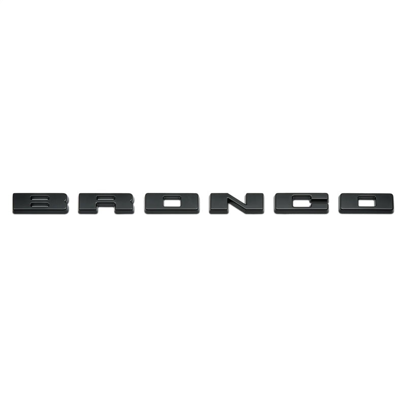 Load image into Gallery viewer, Ford Racing 2021+ Bronco Grille Lettering Overlay Kit - Black

