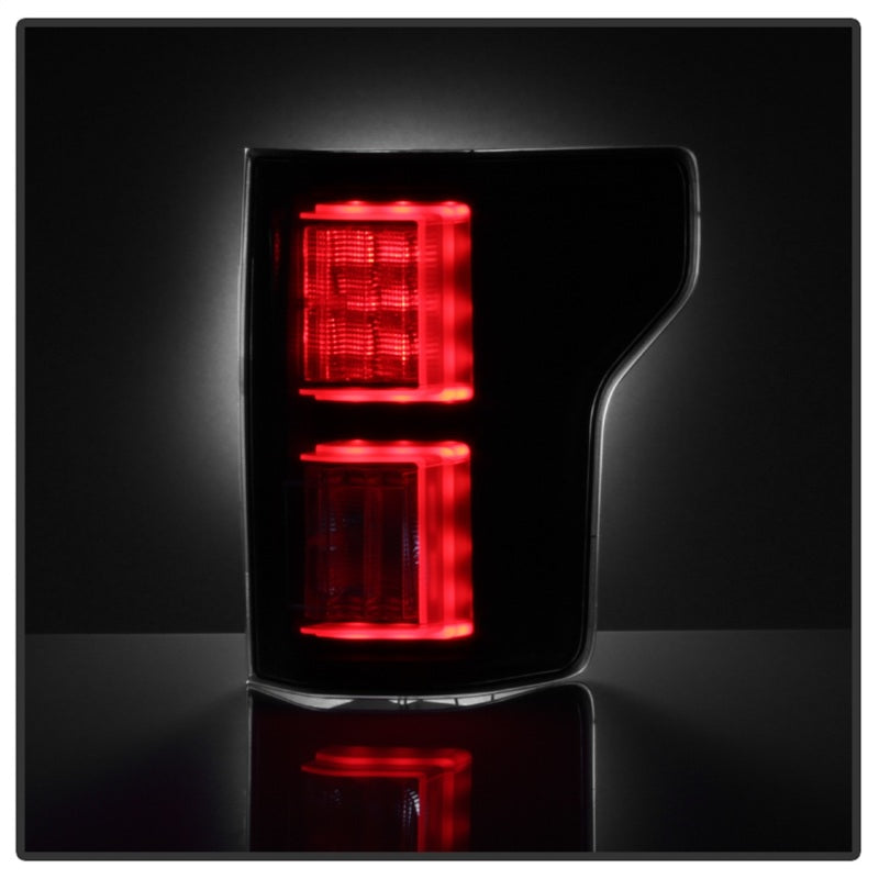 Load image into Gallery viewer, Spyder 18-19 Ford F-150 (w/o Blind Spot Sensor) LED Tail Lights - Black (ALT-YD-FF15018-LED-BK)
