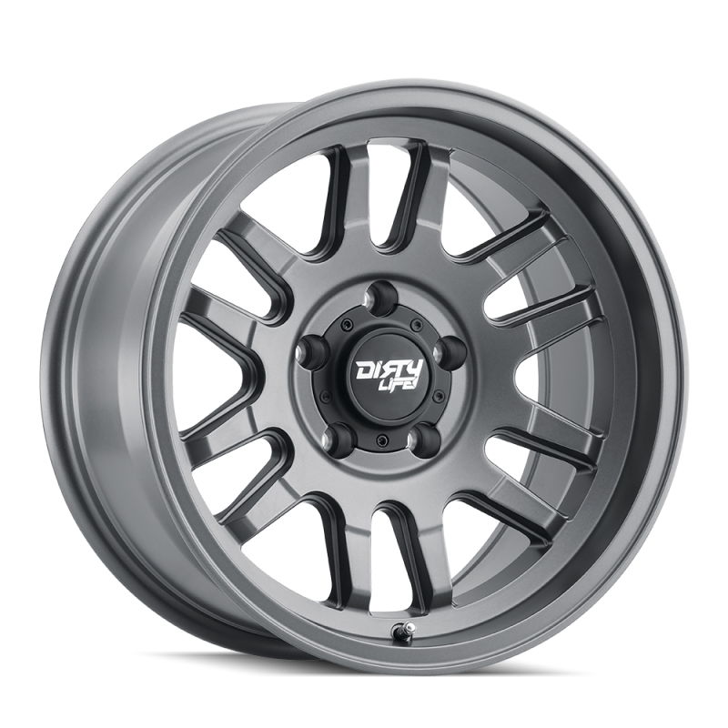 Load image into Gallery viewer, Dirty Life 9310 Canyon 17x9 / 6x135 BP / 0mm Offset / 87.1mm Hub Satin Graphite Wheel
