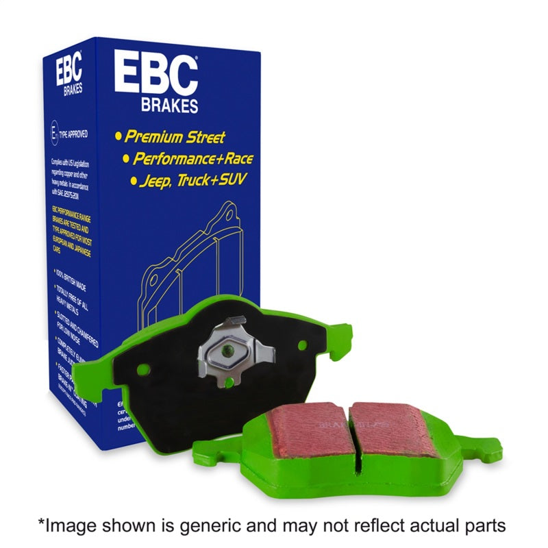 Load image into Gallery viewer, EBC 02 Chevrolet Avalanche 8.1 (2500) Greenstuff Front Brake Pads
