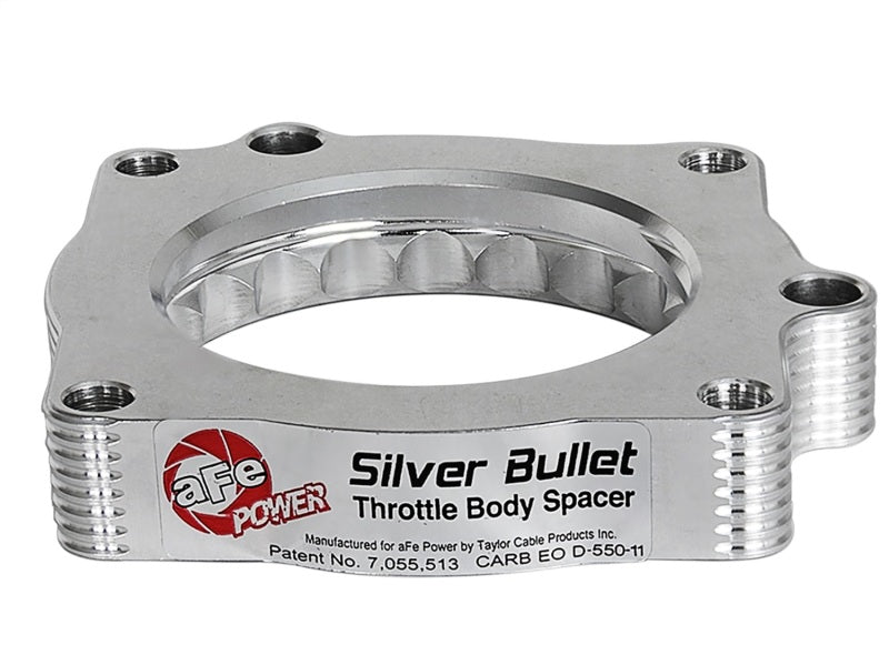 Load image into Gallery viewer, aFe Silver Bullet Throttle Body Spacers TBS Dodge Challenger SRT8 11-12 V8-6.4L
