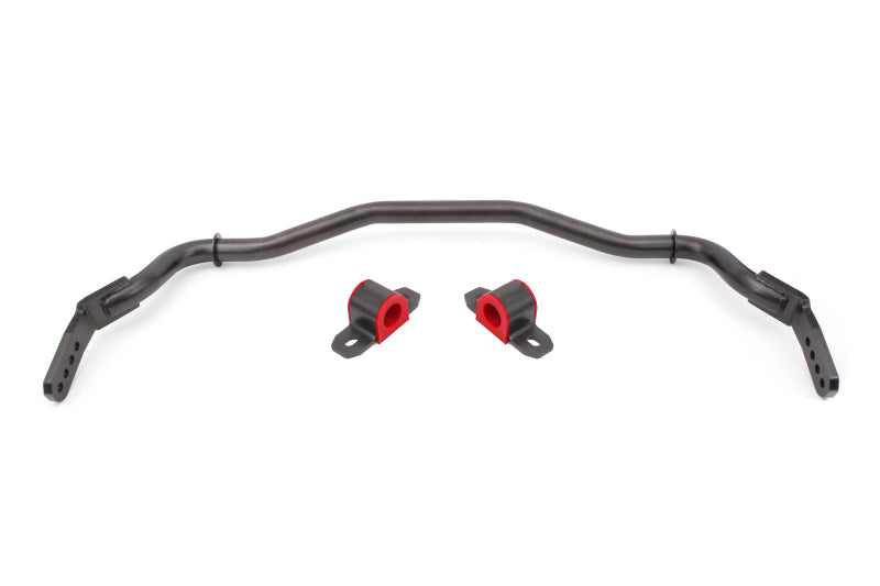 Load image into Gallery viewer, BMR 15-22 S550 Mustang Sway Bar Kit Front Hollow 38mm 3-Hole Adjustable Black Hammertone
