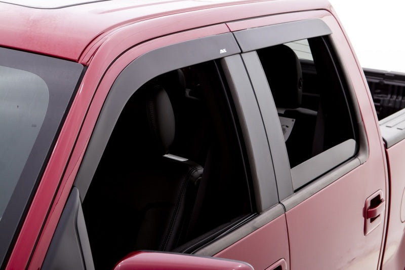 Load image into Gallery viewer, AVS 09-14 Ford F-150 Supercrew Ventvisor Low Profile Window Deflectors 4pc - Matte Black
