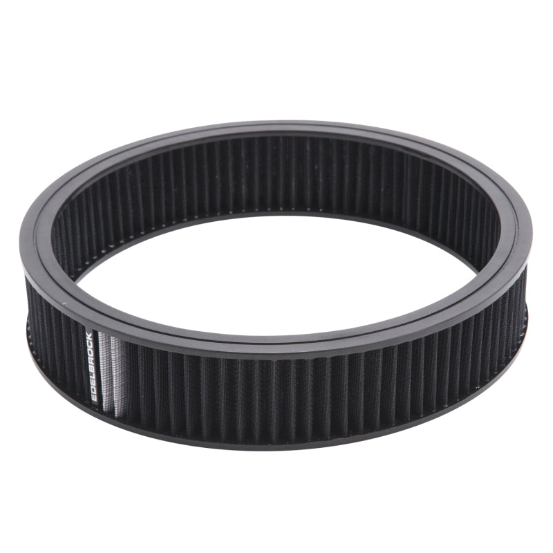 Load image into Gallery viewer, Edelbrock Air Cleaner Element Pro-Flo 3In Tall 14In Diameter Black
