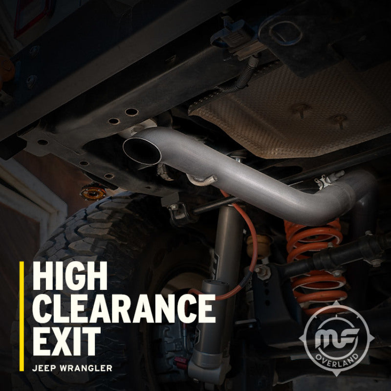 Load image into Gallery viewer, MagnaFlow 12-18 Jeep Wrangler 2.5in Overland Series Cat-Back Exhaust
