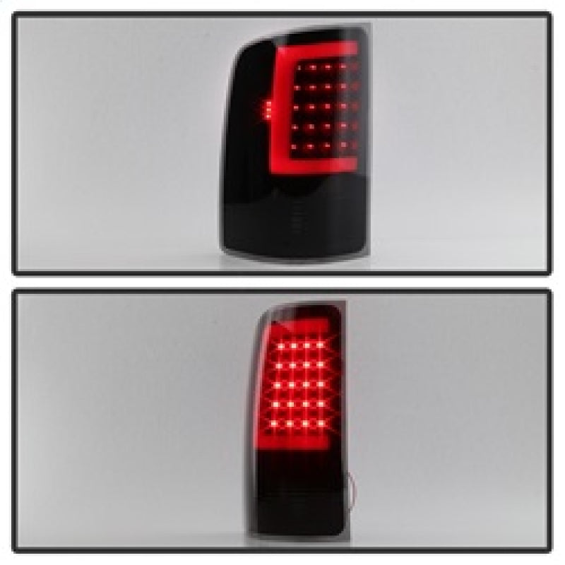 Load image into Gallery viewer, xTune 07-13 GMC Sierra 1500 LED Tail Lights - Black Smoke (ALT-ON-GS07-G2-LED-BSM)
