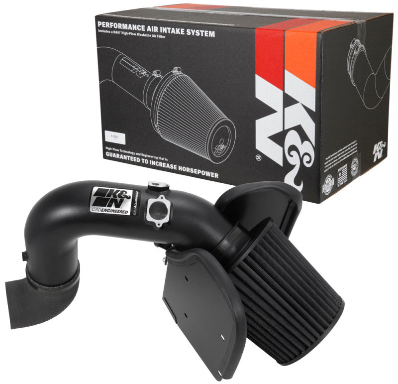 Load image into Gallery viewer, K&amp;N 07-09 Dodge Ram Pickup 2500/3500 6.7L DSL Black Performance Intake Kit
