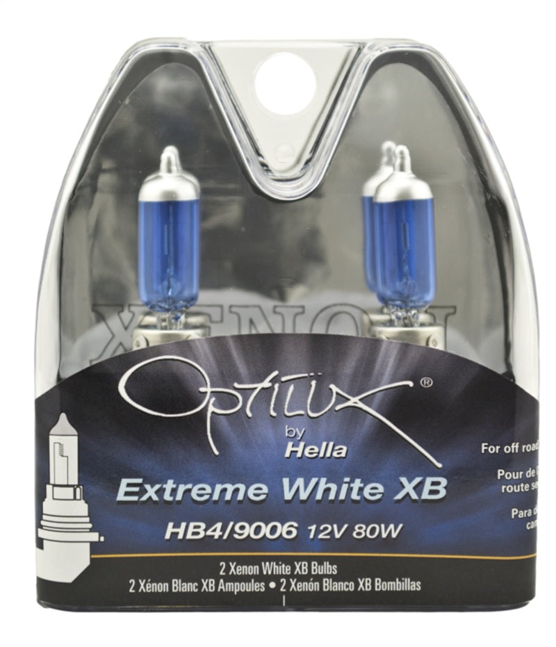 Load image into Gallery viewer, Hella Optilux XB White Halogen Bulbs HB4 12V 80W (2 pack)
