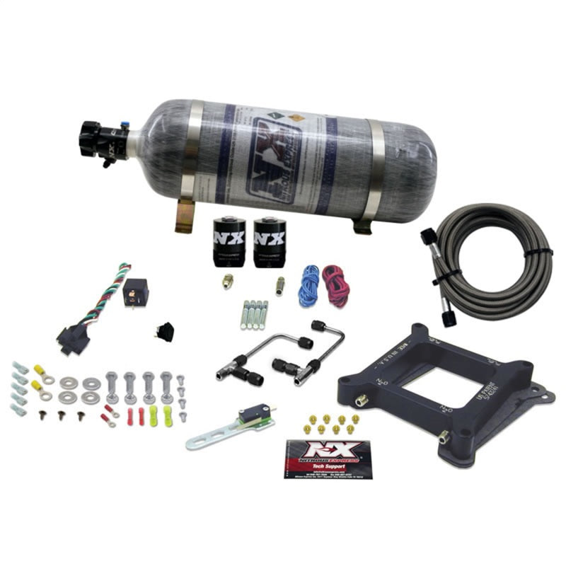 Load image into Gallery viewer, Nitrous Express 4150 Gemini Stage 6 Alcohol Nitrous Kit w/Composite Bottle
