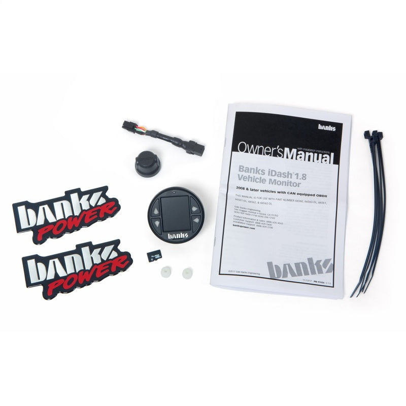 Load image into Gallery viewer, Banks Power iDash 1.8 DataMonster Universal CAN Gauge for use w/Banks Bus Modules
