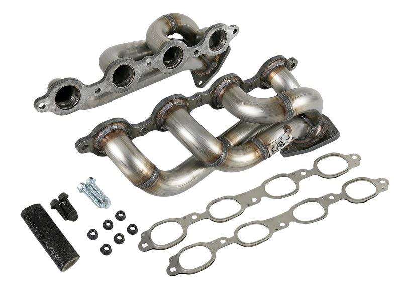 Load image into Gallery viewer, aFe Twisted Steel 1-3/4in 304SS Shorty Headers 2019 GM Silverado / Sierra 1500 V8-5.3L/6.2L

