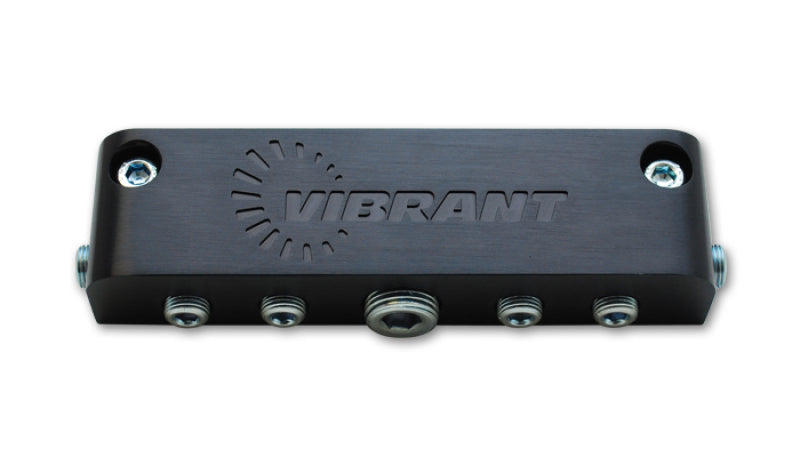Load image into Gallery viewer, Vibrant Aluminum Vacuum Manifold (new design) - Black

