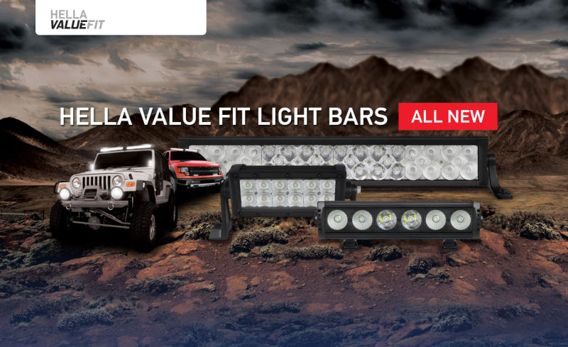 Load image into Gallery viewer, Hella Value Fit Design 11in - 60W LED Light Bar - Combo Beam
