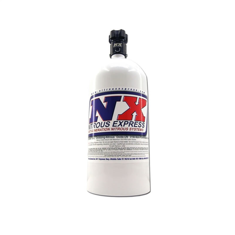 Load image into Gallery viewer, Nitrous Express 5lb Bottle w/Lightning 500 Valve (5.25 Dia x 17.64 Tall)
