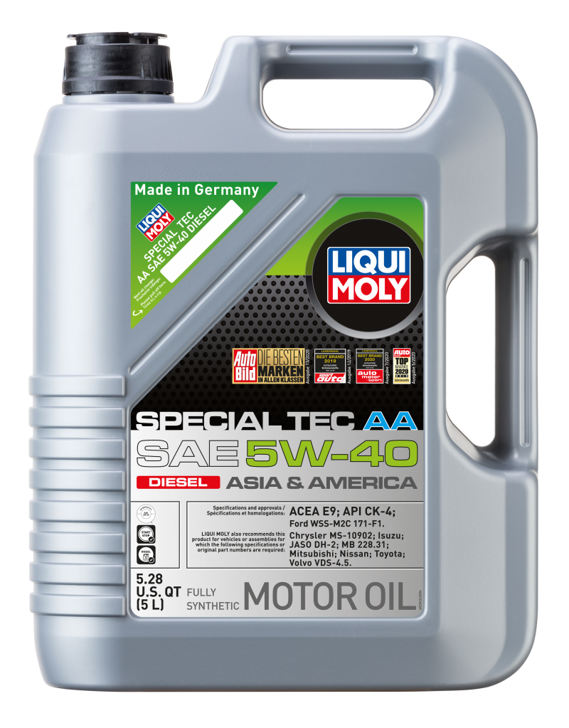 Load image into Gallery viewer, LIQUI MOLY 5L Special Tec AA Motor Oil SAE 5W40 Diesel
