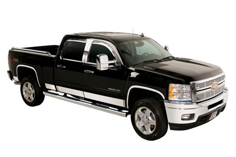Load image into Gallery viewer, Putco 99-10 Ford SuperDuty Super Cab 8ft Long Box - 8in Wide - 12pcs Stainless Steel Rocker Panels
