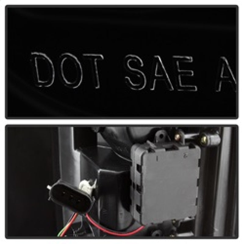 Load image into Gallery viewer, Spyder Ford F150 2015-2017 Light Bar LED Tail Lights - Black Smoke ALT-YD-FF15015-LBLED-BSM
