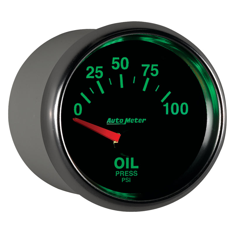 Load image into Gallery viewer, Autometer GS 0-100 PSI Short Sweep Electronic Oil Pressure Gauge
