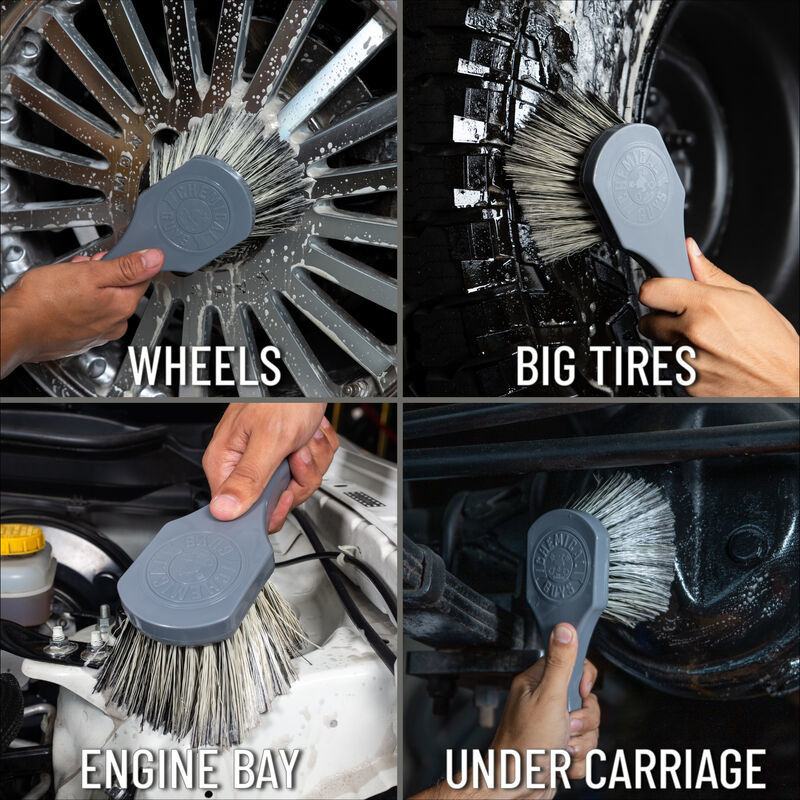 Load image into Gallery viewer, Chemical Guys Wheel Works Wheel &amp; Body Brush

