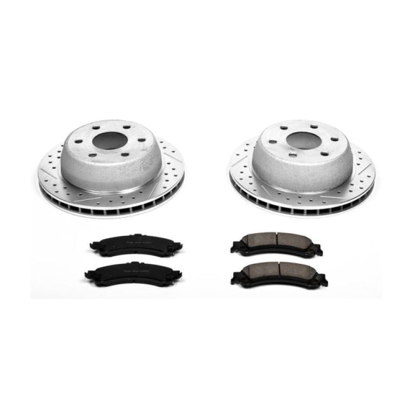 Load image into Gallery viewer, Power Stop 02-06 Cadillac Escalade Rear Z23 Evolution Sport Brake Kit
