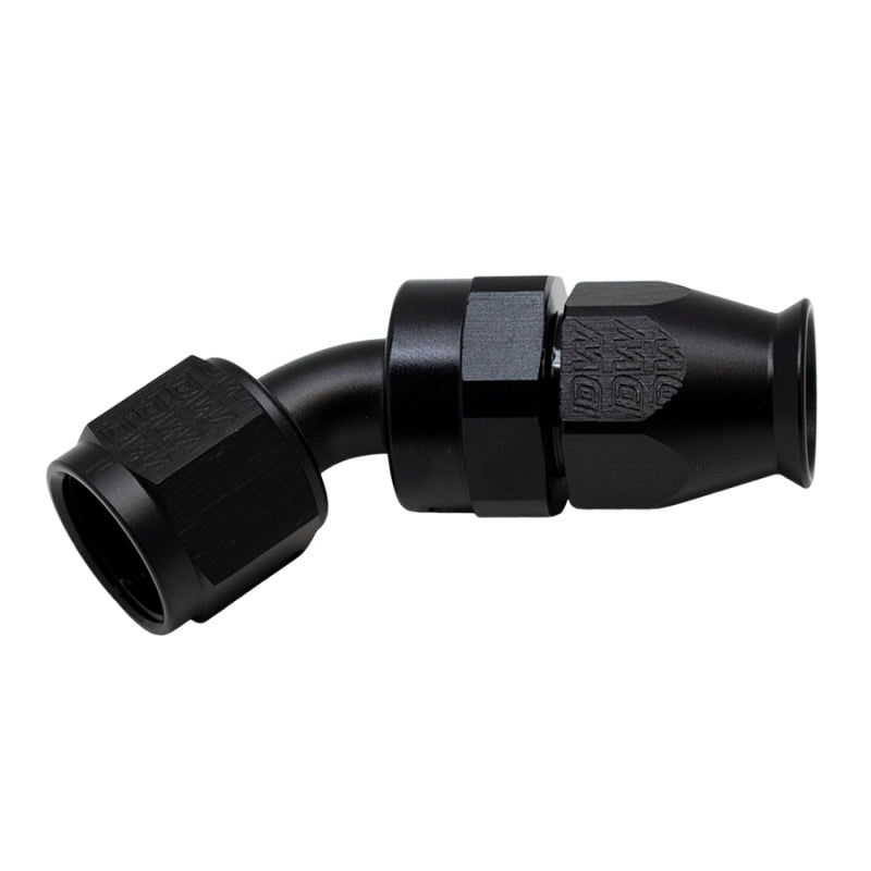 Load image into Gallery viewer, DeatschWerks 10AN Female Flare Swivel 180-Degree Hose End PTFE - Anodized Matte Black
