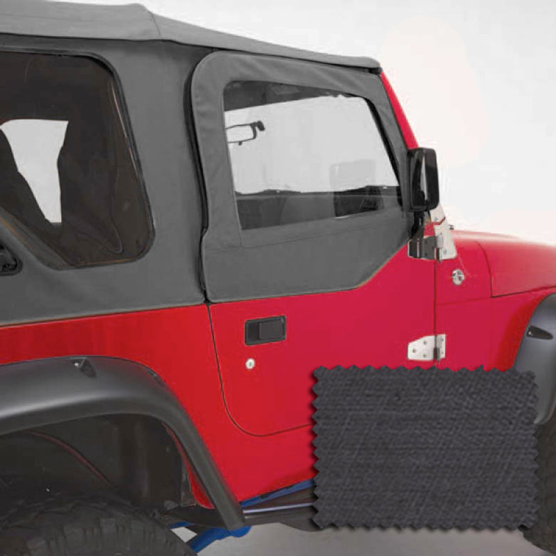 Load image into Gallery viewer, Rugged Ridge Door Skins Black Denim 97-06 Jeep Wrangler
