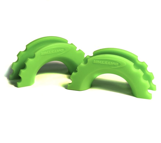 Daystar D-Ring Shackle Isolator Fluorescent Green Pair