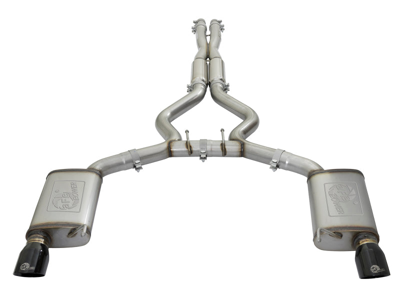 Load image into Gallery viewer, aFe MACHForce XP 3in-2.5in 304SS Exhaust Cat-Back 15-20 Audi S3 L4-2.0L (t) - Black Tips
