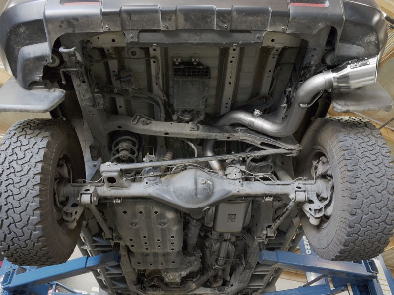 Load image into Gallery viewer, aFe MACH Force Xp 3in SS Cat-Back Single Side Exit Exhaust w/Polished Tips 07-14 Toyota FJ Cruiser
