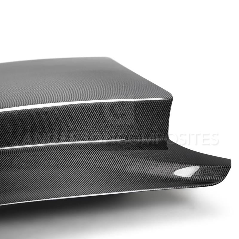 Load image into Gallery viewer, Anderson Composites 2018 Ford Mustang Double Sided Type-CJ 4in Carbon Fiber Cowl Hood
