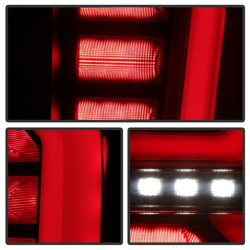 Load image into Gallery viewer, Spyder GMC Sierra 19-20 Incandescent Bulb Model Only LED Tail Lights - Black ALT-YD-GS19-LED-BK
