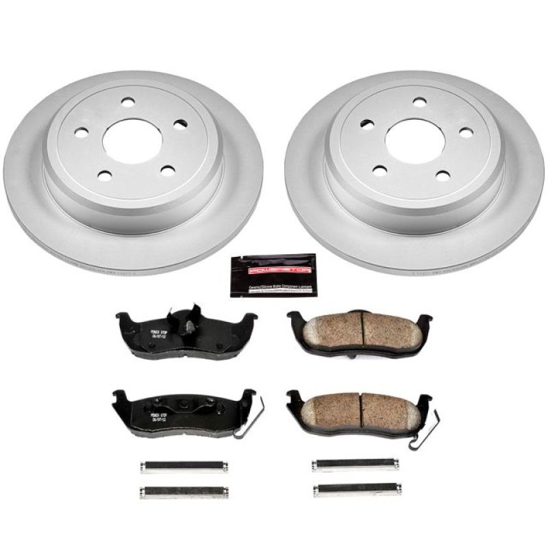 Load image into Gallery viewer, Power Stop 06-10 Jeep Commander Rear Z17 Evolution Geomet Coated Brake Kit
