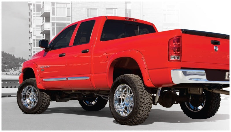 Load image into Gallery viewer, Bushwacker 02-08 Dodge Ram 1500 Fleetside Pocket Style Flares 4pc 75.9/76.3/97.9in Bed - Black
