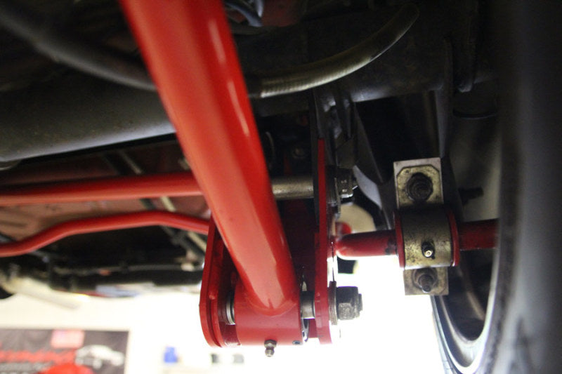 Load image into Gallery viewer, UMI Performance 05-14 Ford Mustang Rear Control Arm Relocation Brackets- Bolt In
