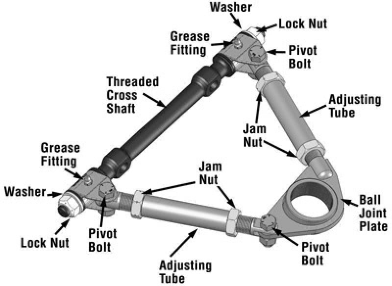 Load image into Gallery viewer, SPC Performance Pro Series Front Adjustable Upper Control Arm (Chrysler Thread-In 10deg) (Race Only)
