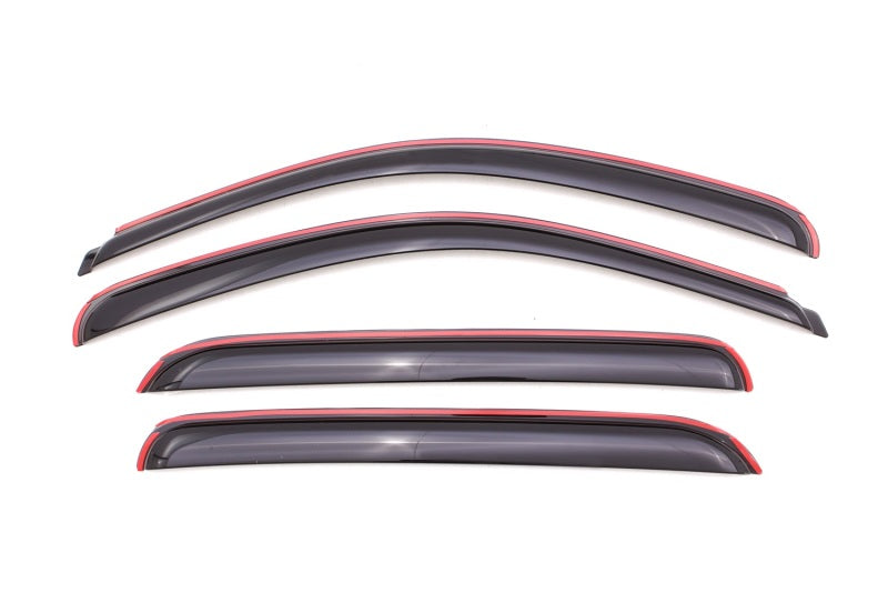 Load image into Gallery viewer, AVS 07-13 Chevy Avalanche Ventvisor In-Channel Front &amp; Rear Window Deflectors 4pc - Smoke

