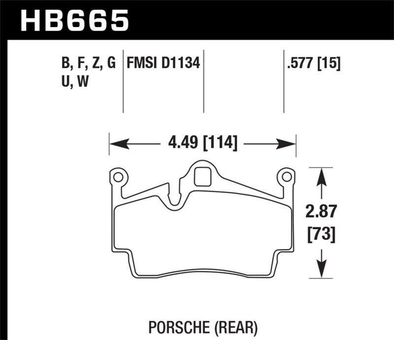 Load image into Gallery viewer, Hawk 17-20 Porsche 718 Boxster 2.0L Base Exc.Ceramic Composite Brakes Rear ER-1 Brake Pads
