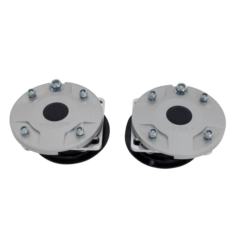 Load image into Gallery viewer, BBK 05-14 Mustang Caster Camber Plate Kit - Silver Anodized Finish
