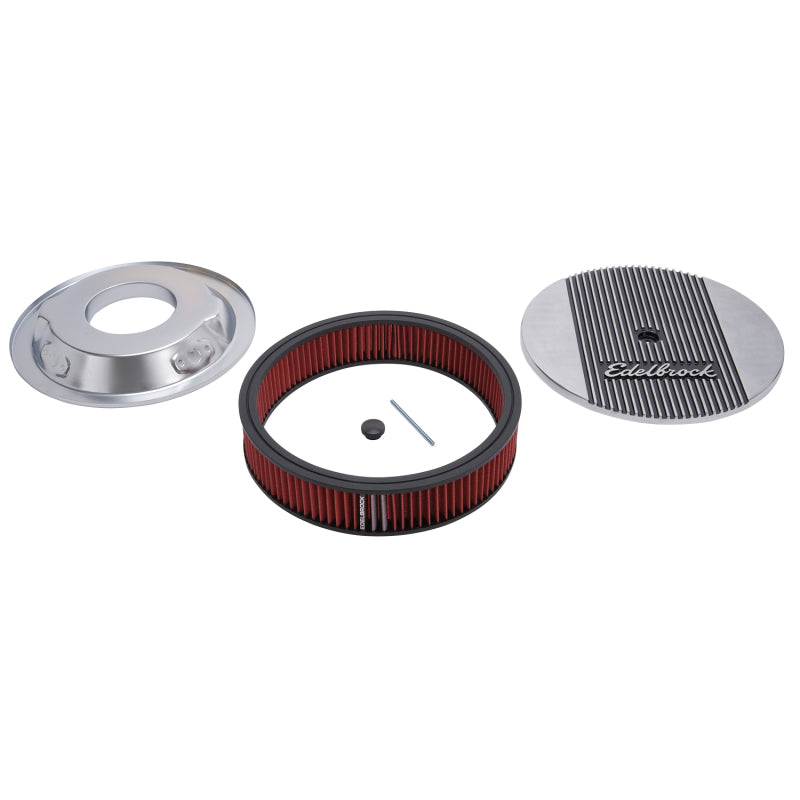 Load image into Gallery viewer, Edelbrock Air Cleaner Elite II 14In Diameter w/ 3In Element Polished
