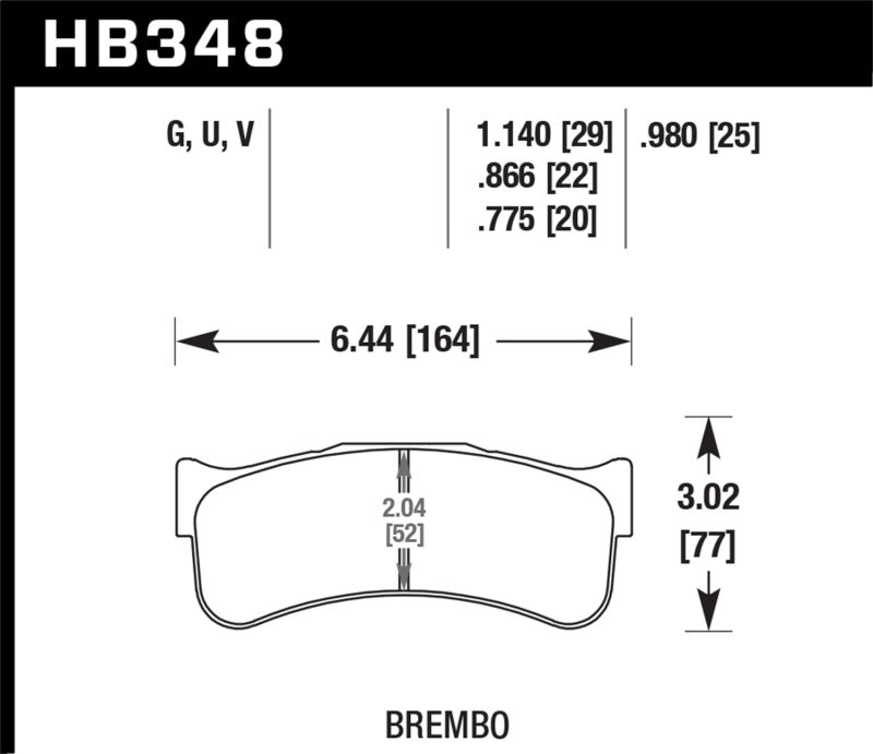 Load image into Gallery viewer, Hawk Brembo Disc DTC-70 w/ 1.140in Thickness Race Brake Pads

