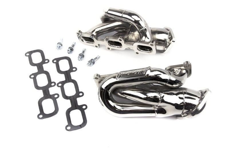 Load image into Gallery viewer, BBK 11-15 Ford Mustang 3.7L Shorty Tuned Length Headers - 1-5/8 Silver Ceramic (CARB EO 11-14 Only)
