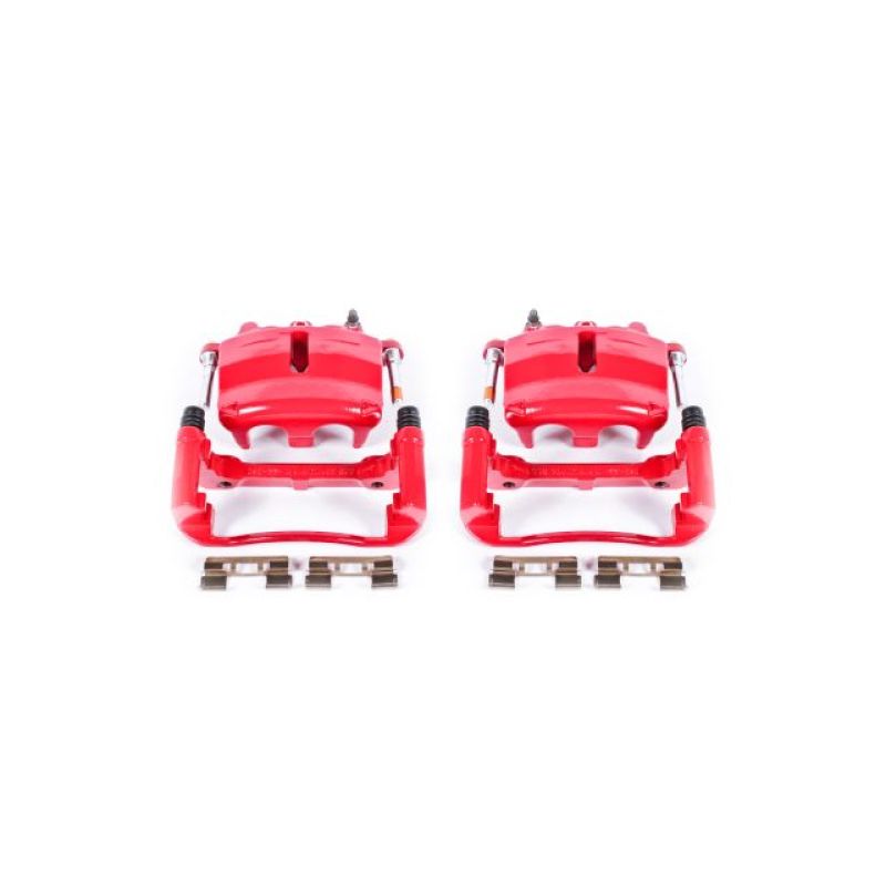 Load image into Gallery viewer, Power Stop 04-05 Ford F-150 Front Red Calipers w/Brackets - Pair
