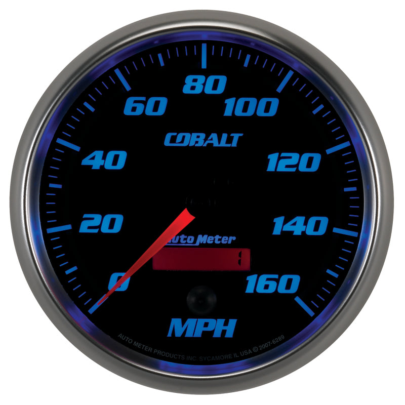 Load image into Gallery viewer, Autometer Cobalt 5in 160mph In-Dash Electronic Programmable Speedometer

