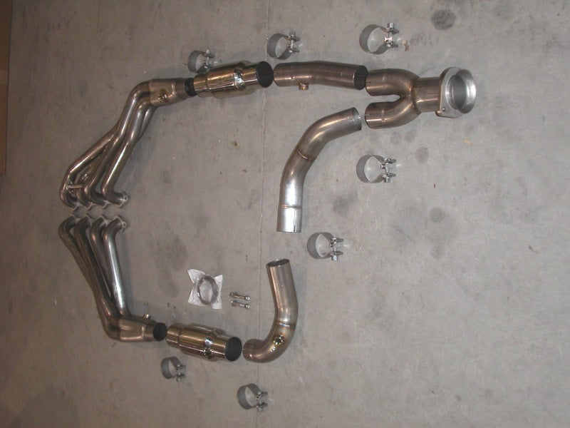 Load image into Gallery viewer, Stainless Works Chevy/GMC Truck 1999-02 Headers 2WD with Converters
