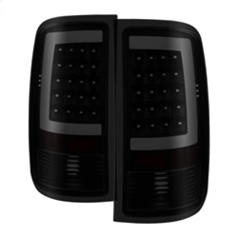 Load image into Gallery viewer, xTune 07-13 GMC Sierra 1500 LED Tail Lights - Black Smoke (ALT-ON-GS07-G2-LED-BSM)
