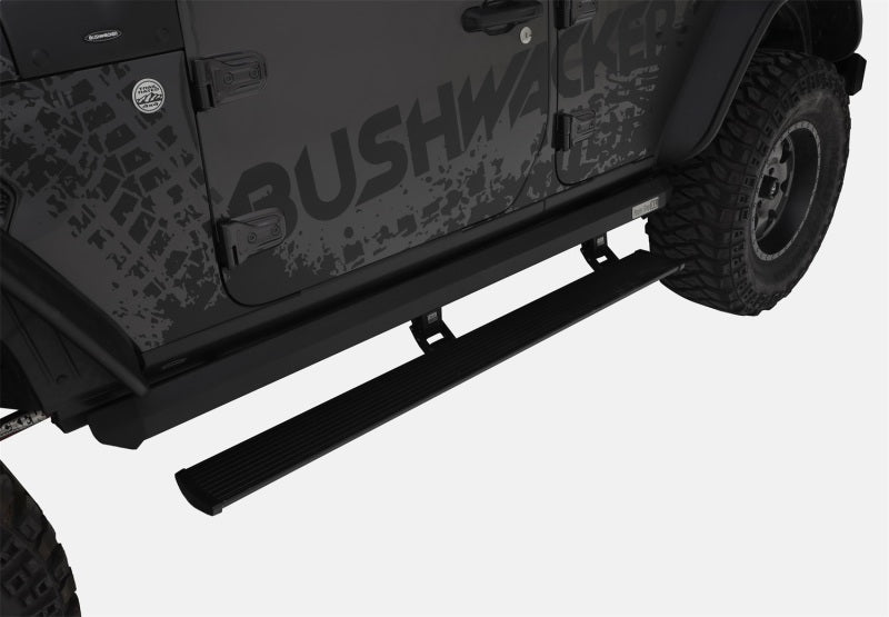 Load image into Gallery viewer, AMP Research 18-24 Jeep Wrangler JL 4DR (Incl. 4XE/Rubicon 392) PowerStep XL - Black

