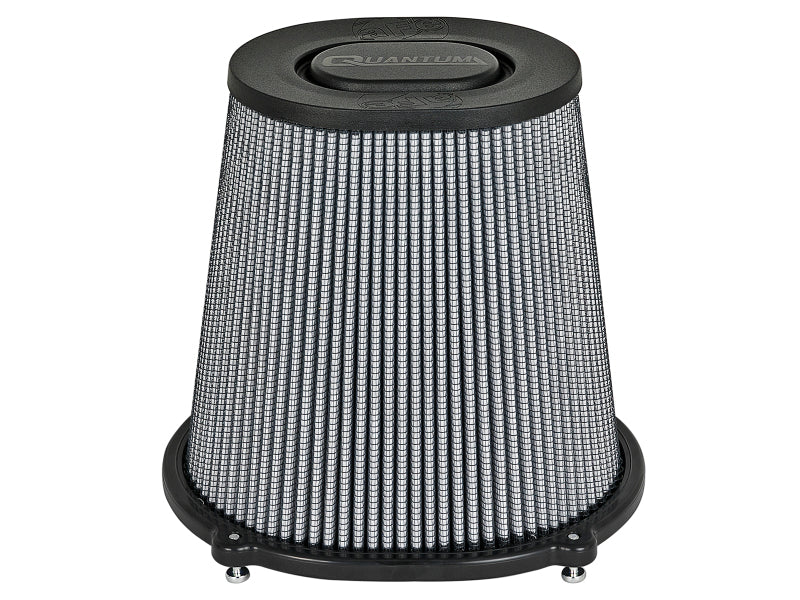 Load image into Gallery viewer, aFe Quantum Pro DRY S Air Filter Flat Top - 5in Flange x 9in Height
